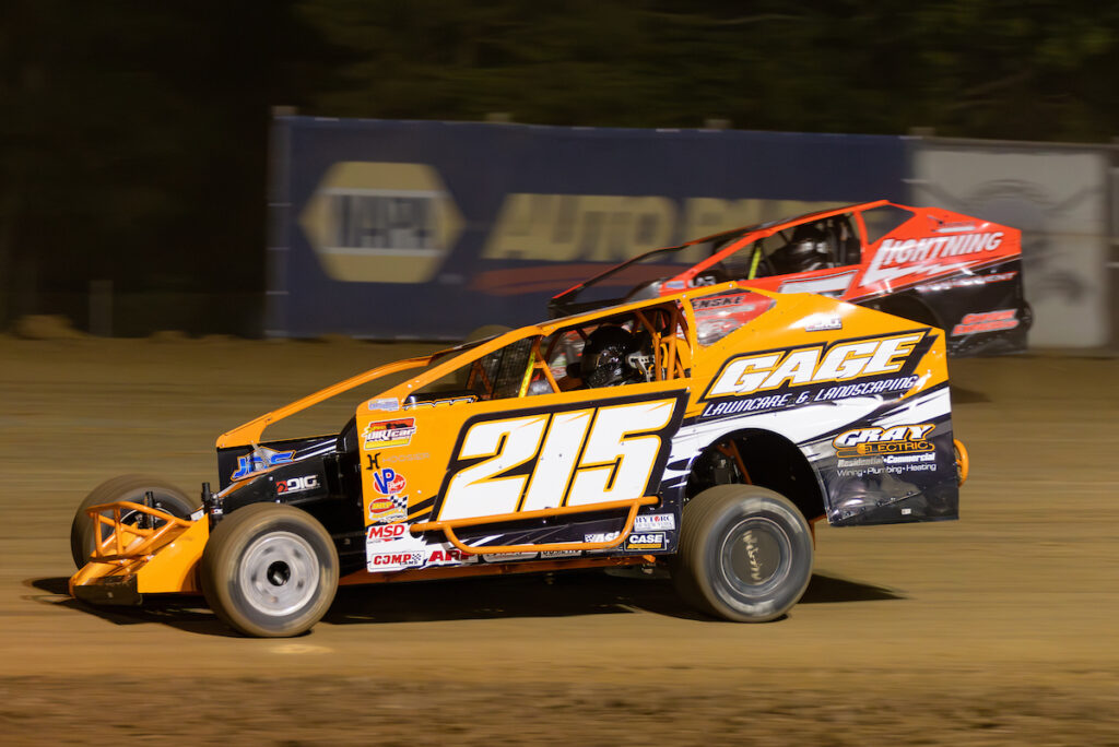 Adam Pierson car Albany-Saratoga Speedway