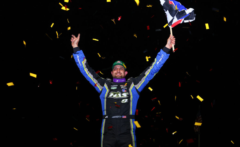 Matt Sheppard in Victory Lane