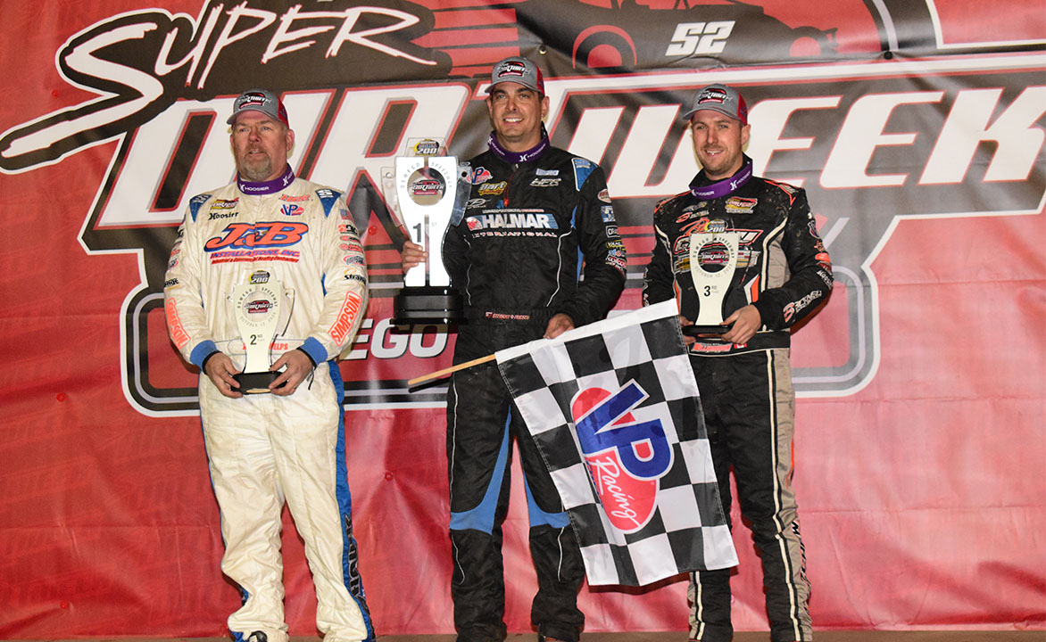 Jimmy Phelps, Stewart Friesen, Mat Williamson